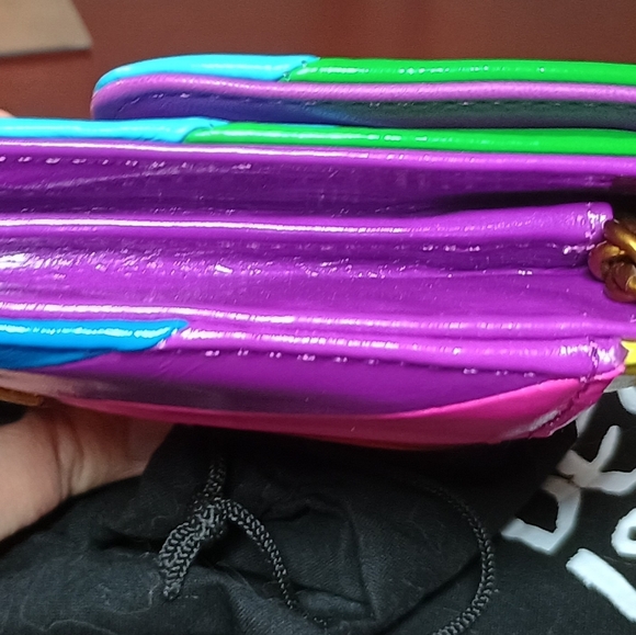 Kurt Geiger Kensington Chain Wallet Nwt - Picture 8 of 8